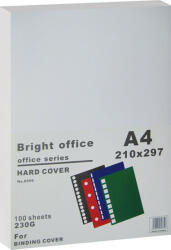 OfficeArt Spirál Hátlap A/4 Bőrhatású Matt Fehér 230 gramm 100 ív/Csomag (JHIB0003)