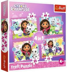 Trefl - Puzzle 4v1 The Adventures of Gabi - 1 - 39 piese