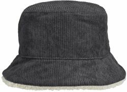 SOL'S Pălărie bucket hat reversibilă Sherpa and Velvet - Gri închis / bej | S/M (L03998-1000350146)