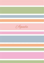 Dayliner Naptár, tervező, A5, napi, DAYLINER "Colors Stripes (DL4AG-COFA5NA-ST)