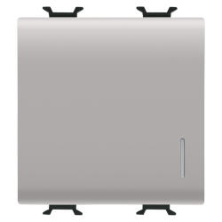 Gewiss Intrerupator revenire cu led 2M Gewiss Chorus bej satinat MAT GW13172 (GW13172)