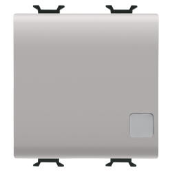 Gewiss Intrerupator cap scara semn cu led 2M Gewiss Chorus bej satinat MAT GW13073 (GW13073)