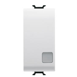 Gewiss Intrerupator simplu semn cu led 1M Gewiss Chorus alb satinat MAT GW15003 (GW15003)