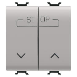 Gewiss Intrerupator jaluzele 2M Gewiss Chorus bej satinat MAT GW13160F (GW13160F)