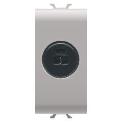 Gewiss Priza audio si video audiofonic 1M Gewiss Chorus bej satinat MAT GW13454 (GW13454)