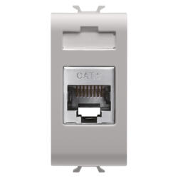 Gewiss Priza FTP CAT 6E 1M Gewiss Chorus bej satinat MAT GW13424 (GW13424)