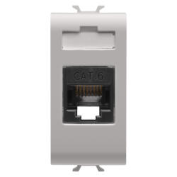 Gewiss Priza UTP CAT 6E 1M Gewiss Chorus bej satinat MAT GW13423 (GW13423)