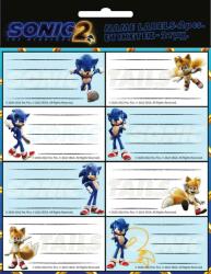  Sonic füzetcímke 16 db-os