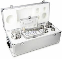 KERN & SOHN súlykészlet precíziós mérlegekhez 1 mg - 10 kg alumínium dobozban, OIML M1 súlyosztály (343-096)