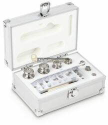 KERN súlykészlet precíziós mérlegekhez 1 mg - 200 g alumínium dobozban, OIML M1 súlyosztály, hitelesíthető (343-046)