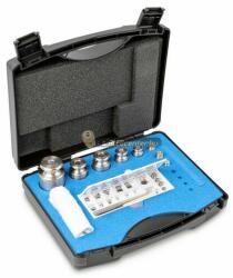 KERN súlykészlet precíziós mérlegekhez 1 mg - 500 g műanyag dobozban, OIML M1 súlyosztály, hitelesíthető (343-054)