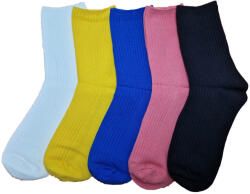 Aura Via Neon színű bordás női zokni 5 pár/cs 38-41 47585