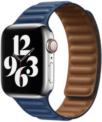 Apple Watch kék bőr szíj 42/44/45/49mm