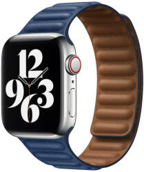 Apple Watch kék bőr szíj 38/40/41/42 (series10)mm