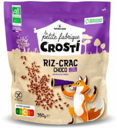 Crosti Cereale BIO pentru copii din orez expandat si ciocolata Crosti 350g
