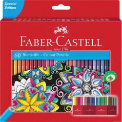 Faber-Castell Hatszögletű színes ceruza 60 db (111260)