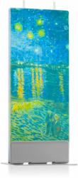 FLATYZ Fine Art Vincent Van Gogh Starry Night Over The Rhone lumanare 6x15 cm