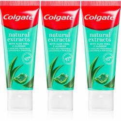 Colgate Natural Extracts Aloe Vera fogkrém gyógynövényekkel 3x75 ml