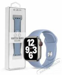  Devia ST364495 Apple Watch 38/40/41mm kék szilikon sport szíj - digitalko