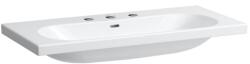 Laufen Lua mosdó 100x46 cm, három csaplyukkal alsó felülete csiszolt H8160890001081 (H8160890001081)