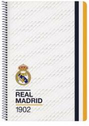 Real Madrid C. F Notebook Real Madrid C. F. Alb A4 80 Frunze