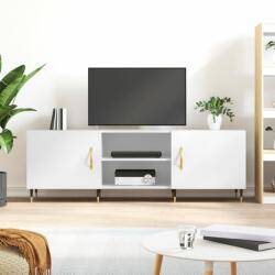 vidaXL fehér magasfényű szerelt fa TV-szekrény 150x30x50 cm (829078) - vidaxl