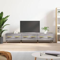 vidaXL szürke sonoma színű szerelt fa TV-szekrény 150x36x50 cm (829138)