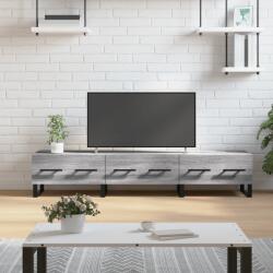 vidaXL szürke sonoma színű szerelt fa TV-szekrény 150x36x50 cm (829178)