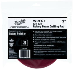 Meguiar's Soft Buff Rotary Foam Cutting Disc 7" vágó polírozó korong 175 mm (WRFC7)