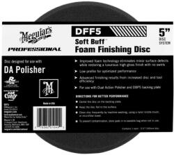 Meguiar's Soft Buff Foam Finishing Disc 5" befejező és viaszoló polírozó korong 140 mm (DFF5)