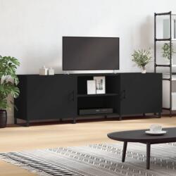 vidaXL fekete szerelt fa TV-szekrény 150 x 30 x 50 cm (829117)