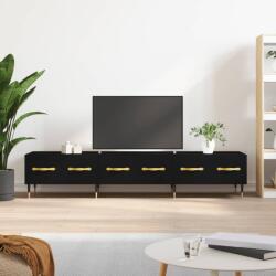 vidaXL fekete szerelt fa TV-szekrény 150 x 36 x 50 cm (829133)