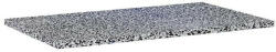 Arezzo Design Terrazzo márvány mosdópult 80x46 cm, matt fekete mintázatú AR-168815 (AR-168815)