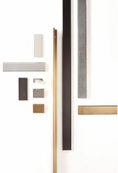 Fogantyú Viefe WAY 32mm, alumínium, csiszolt sárgaréz (0518032L29)