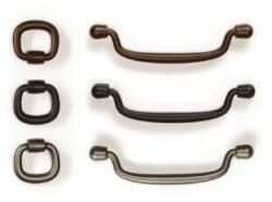  Fogantyú Viefe PENDANT 128mm, fém, matt fekete (0516128ZM2)