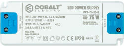 COBALT termékcsalád COBALT Led tápegység PFV-75-12-B 75W 12V 6, 25A IP20 (PFV-75-12-B)