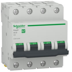 Schneider Electric Siguranta automata 6A 4P C 4, 5ka Easy9 Schneider EZ9F32406 (EZ9F32406)