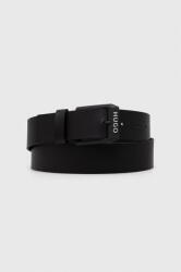 HUGO bőr öv fekete, férfi - fekete 105 - answear - 20 990 Ft