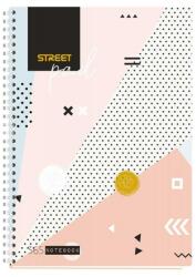 STREET Pad A/4 100 lapos vonalas spirálfüzet (67157)