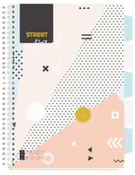 STREET Pad A/4 100 lapos vonalas spirálfüzet (67153)