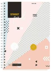 STREET Pad A/5 100 lapos kockás spirálfüzet (67160)