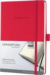 Sigel Jegyzetfüzet, exkluzív, A4, vonalas, 97 lap, keményfedeles, SIGEL "Conceptum", piros (SICO645) - primatinta