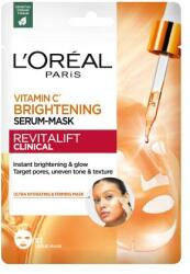 L'Oréal Revitalift Clinical Vitamin C Brightening Serum-Mask mască de față 26 g pentru femei