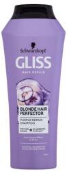 Schwarzkopf Gliss Blonde Hair Perfector Purple Repair Shampoo șampon 250 ml pentru femei