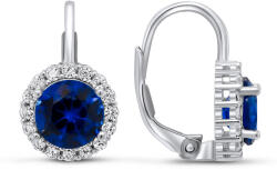 Brilio Silver Gyengéd ezüst fülbevaló kék cirkónium kövekkel EA127W - vivantis