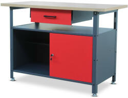 JAN NOWAK ERIC | 1439 műhelyasztal / Aantracit-vörös színben (1439)