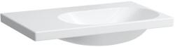 Laufen Lua aszimmetrikus mosdó bal oldali pulttal, csaplyuk és túlfolyó nélkül 75x46 cm LCC felülettel H8170854001121 (H8170854001121)