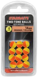  STARBAITS Two Tones Balls 10mm POP UP 12buc oranžová/žlutá