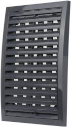 Dalap GP 180x250 RNP ASA műanyag, kézzel szabályozható szellőzőrács, 180x250 mm, szürke színű (5725)