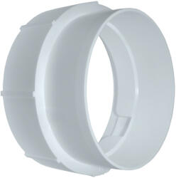 Dalap PVC átalakító idom a rugalmas és merev légcsatornák csatlakoztatásához, Ø 100 mm